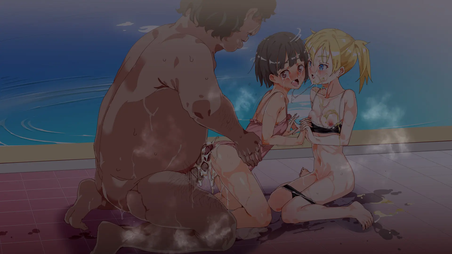 Mukanshin Pool ~Au Onna Zenin, Sekuhara Shihoudai No Aruku Nama Onaho | 무관심 수영장 ~만나는 여자 전원 성희롱 무제한의 걸어다니는 생오나홀 ~